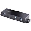 StarTech.com Hub USB a 7 porte industriale da 10 Gbps con alimentatore, in metal