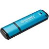Kingston Pen Drive 128GB Kingston IronKey vault privacy 50 Usb 3.2 Azzurro/Nero [IKVP50/128GB]