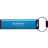 Kingston Pen drive 16GB Kingston IronKey Keypad 200 Usb tipo C 3.2 Gen1 Blu [SGKINC016IKKP20]