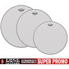 Remo PELLE REMO AMBASSADOR COATED SET PELLI 10" 12" 14" PER BATTERIA ACUSTICA