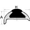 Osculati Profilo parabordo alluminio anodizzato 25 x 7 mm - 6 PZ Osculati - 44.485.26