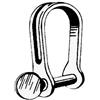 Osculati Grillo inox stampato lungo mm 5 - 10 PZ Osculati - 08.865.05 - 0886505