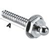 Schaeffertec Bottone maschio Loxx vite autofilettante - 100 PZ - 10.441.00 - 1044100