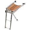 Osculati Delfiniera teak con scaletta - 1 PZ Osculati - 48.471.02 - 4847102