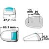 Osculati Fanale bianco led 360° Segnalazione - 1 PZ Osculati - 11.131.02 - 1113102