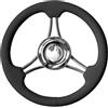 Osculati Volante razze curvo nero mm 350 Sterzo - Timoneria - 1 PZ Osculati - 45.152.01