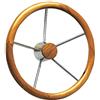 Osculati Timone inox e legno 400 mm - 1 PZ Osculati - 45.165.02 - 4516502