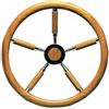 Osculati Timone inox e legno 400 mm - 1 PZ Osculati - 45.167.40 - 4516740
