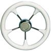 Osculati Volante poliuretano razze inox Ø mm 280 bianco Sterzo - Timoneria - 1 PZ Oscula