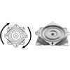 Osculati Base girevole inox frizionata per sedile 165x165 mm - 1 PZ Osculati - 48.648.01
