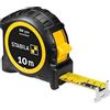 STABILA Metro a nastro tascabile BM 300, 10 m, metro a nastro con scala 1000 bifacciale, cassa infrangibile PC/ABS, gancio SPIKES, clip per cintura, precisione MID