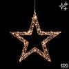 EDG Enzo De Gasperi Stella Natale Microled Flat D 60 Cm 250 Led Intermittente Ivory