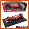 Burago Modellino auto statico scala 1/18 diecast FERRARI SF16-H VETTEL Bburago Burago