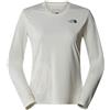 THE NORTH FACE NF0A883YQLI W Packable LS Tee T-Shirt Donna White Dune Taglia L