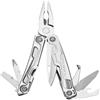 Leatherman Rev Multiutensile - 14 Strumenti con Lama per il Campeggio e il fai da te - Acciaio Inossidabile, Argento con Fodero in Nylon