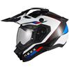 Nexx Casco Moto integrale Adventure Nexx X.RALLY Raid Blu Rosso