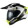 Nexx Casco Moto integrale Adventure Nexx X.RALLY Raid Bianco Gial