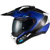 Nexx Casco Moto integrale Adventure Nexx X.RALLY Raid Blu Bianco