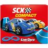 SCX - Circuito Compact - Traccia completa - 2 Auto e 2 telecomandi 1:43 (Kids Race)