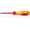 KNIPEX Giraviti per elettricisti per viti Torx impugnatura isolante, in materiale bicomponente, collaudato VDE 185 mm, 98 26 20