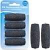 IMKRC Testine di ricambio per lima elettrica per piedi, compatibili con Scholl Express Pedi, extra grossa, regolare e liscia (nero extra grosso, 4)