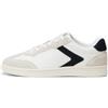 Marc O'Polo Marc OߴPolo Uomo Sneaker basse in pelle con suola in gomma, Multicolore (White/Navy), 40