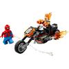 LEGO Spider-Man vs. Ghost Rider in motocicletta