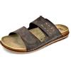 JOMIX Ciabatte Uomo Estivi Sandali Eleganti Bassi Ragazzi Pantofole Slip On da Mare Spiaggia TU2003 (Nero, 44)