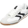 JOMIX Sneakers Donna Scarpe da Ginnastica Tennis Casual Comode Vintage Passeggio Antiscivolo Leggere Flat Sportive (WTS250749, Beige, 38 EU)