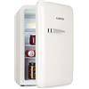KLARSTEIN Audrey Mini - piccolo frigorifero, mini bar compatto, a libera installazione, raffreddamento a compressione, capacità di 70 litri, 0-10 °C, bianco