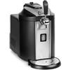 Klarstein Beerkules - Sistema Erogazione Birra, Dispenser, Fusti da 5 L, CO2, incl. 3 Cartucce, Raffreddamento 2-12 ° C in sole 4 ore, 120 W, alloggiamento: Plastica e Acciaio Inox, Nero