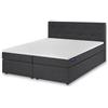 Traumnacht Letto con materasso a molle insacchettate a 7 zone, H2 e comodo materassino topper in schiuma