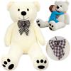 Peluche orso gigante 80 120 160 morbido ideale per regalo bambini grande Fiocco
