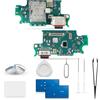 Extkry Connettore di Ricarica per Samsung Galaxy S23+ Plus Kit Riparazione | Porta di ricarica flat ricarica porta caricabatterie charging port microfono con kit di riparazione.
