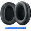 MMOBIEL Cuscinetti Auricolari di Ricambio per HyperX Cloud Stinger/Cloud Flight/CloudX/Cloud II/Cloud III/Cloud Alpha/Cloud Core/Mix Cuffie di MMOBIEL - Memory Foam e Protein PU Cuscinetti Cuffie - Nero