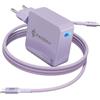PAEBAI+ Caricatore USB C 100W PD GaN Alimentatore per MacBook Pro, MacBook Air, Google Pixelbook, ThinkPad, Dell XPS, iPad Pro, Samsung Galaxy S24/S23, iPhone 17 16 15 Pro Serie