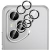 GIOPUEY 2 Pezzi Pellicola Fotocamera Compatibile con Honor 400 PRO, [Protezione Completa][Doppia Protezione] Metallo + Vetro Temperato, Protezione Fotocamera - Silver