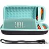 Khanka EVA Difficile Caso Viaggiare trasportare sacchetto per JBL Charge 4 Speaker Bluetooth (Verde Oliva)