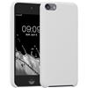 kwmobile Back-cover compatibile con Apple iPod Touch 6G / 7G (6a e 7a generazione) Back Cover Soft Case gommata in morbido silicone TPU - bianco matt