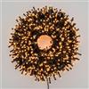 Luci da Esterno Nastro di Luce 40,5 m, 2000 LED di colore Traditional, 8 Giochi di Luce, Non Prolungabile