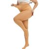 LOFIR Collant 80 Denari Donna: Collant Taglie Forti Calze Microfibra Coprenti a Vita Alta Elastiche per Donna Curvy 1 Paio 3XL-4XL Color Carne