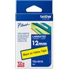 BROTHER NASTRO LAM H12MM(4M) NERO SU G IALLO