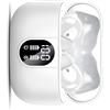 Csasan AI Cuffie Traduzione, 3-in-1 Bluetooth 5.3 Traduttore Istantaneo Vocale con Chiamate Audio e Video, 164 Lingue, 6 Modalità di Traduzione, 48 Ore Cuffie Bluetooth con ENC e APP per Viaggi/Affari/Bianco