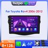 Hizpo 8 + 128GB Android 13 Per Toyota RAV4 2006-2012 Autoradio Lettore Multimediale AI Controllo Vocale di Navigazione GPS Wireless Carplay