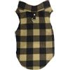 CAPASTEC Gilet Caldo Per Cani E Gatti 1pc M Giallo Nero Pile Polare | Per Inverno E Autunno. Misure: Petto 40cm, Schiena 30cm, Collo 36cm. Leggero E Confortevole, Lavabile In Lavatrice.