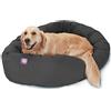 Majestic Pet 40 prodotti grigi del letto del cane del bagel, 40 L x 29 W x 9 Th