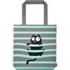 moses. Ed the Cat Shopper Hangover - Borsa in tessuto 100% cotone, motivo: gatto divertente, per la spesa, ufficio o università, dimensioni: 39 x 42 cm
