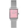 Breil, Collezione Dreamy Sorbet, Orologio Donna in Acciaio Ispirato ai Colori della Primavera, Cassa Rettangolare 20 x 23 mm, Bracciale Maglia Mesh, Vetro Minerale, Chiusura a Scorrimento