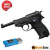 BRUNI Pistola a salve modello P38 calibro 8 mm nera + 50 COLPI