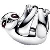 Feitery Bradipo Viaggi e Animali Charm Oro Ciondoli Libellule Bracciale Compatibile Regalo